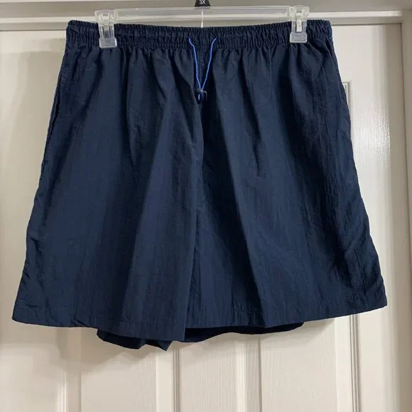 Just My Size Women's Navy Blue Athletic Shorts, Size 22W/24W - Picture 2 of 4